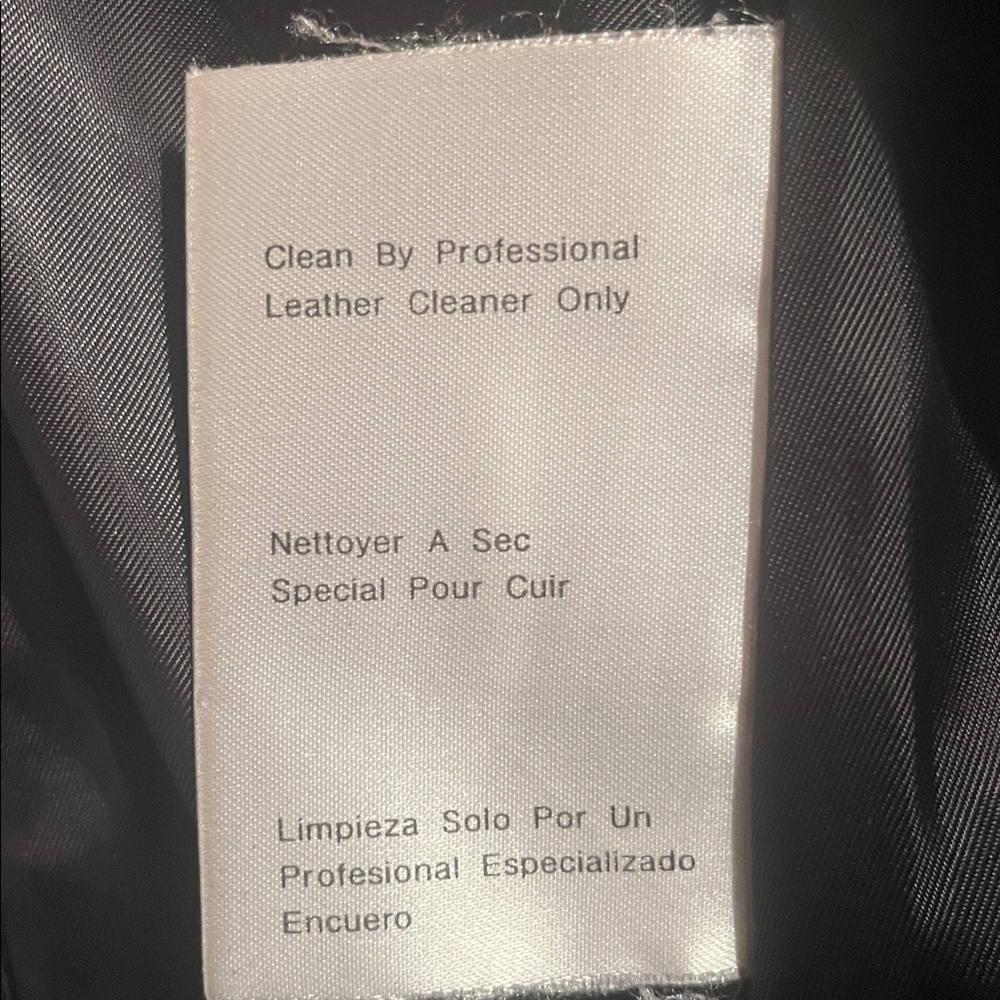 Michael Kors Black Leather Jacket - Picture 7 of 10
